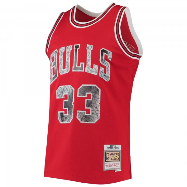 Игровая форма  Scottie Pippen Chicago Bulls Mitchell & Ness 1996-97 Hardwood Classics NBA 75th Anniversary Diamond Swingman - Red