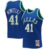 Игровая форма Dirk Nowitzki Dallas Mavericks Mitchell & Ness 1998-99 Hardwood Classics 75th Anniversary Diamond Swingman - Blue