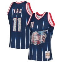 Игровая форма Yao Ming Houston Rockets Mitchell & Ness 2002-03 Hardwood Classics 75th Anniversary Diamond Swingman - Navy