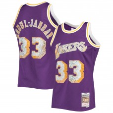Игровая форма Kareem Abdul-Jabbar Los Angeles Lakers Mitchell & Ness 1983-84 Hardwood Classics 75th Anniversary Diamond Swingman - Purple
