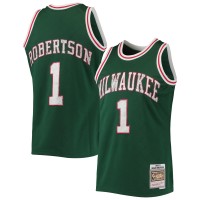 Игровая форма Oscar Robertson Milwaukee Bucks Mitchell & Ness 1970-71 Hardwood Classics 75th Anniversary Diamond Swingman - Green
