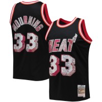 Игровая форма Alonzo Mourning Miami Heat Mitchell & Ness 1996-97 Hardwood Classics 75th Anniversary Diamond Swingman - Black