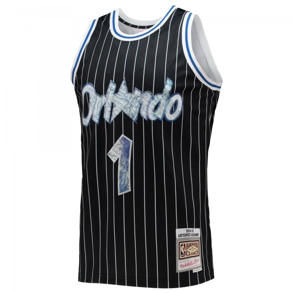 Игровая майка Penny Hardaway Orlando Magic Mitchell & Ness 1994-95 Hardwood Classics 75th Anniversary Diamond Swingman - Black - оригинальная джерси НБА