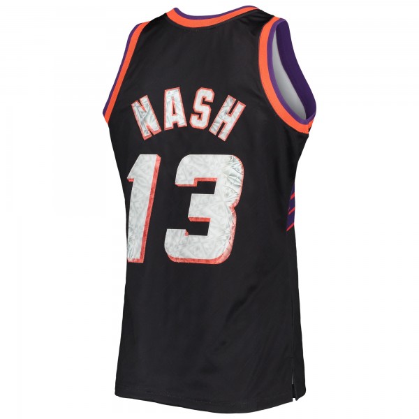 Игровая майка Steve Nash Phoenix Suns Mitchell & Ness 1996-97 Hardwood Classics 75th Anniversary Diamond Swingman - Black - оригинальная джерси НБА