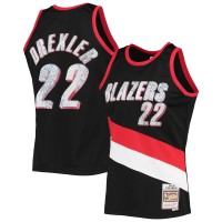 Игровая форма Clyde Drexler Portland Trail Blazers Mitchell & Ness 1991-92 Hardwood Classics 75th Anniversary Diamond Swingman - Black