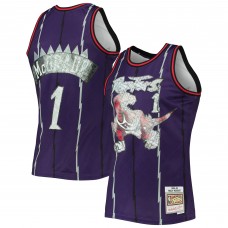 Игровая форма  Tracy McGrady Toronto Raptors Mitchell & Ness 1996-97 Hardwood Classics NBA 75th Anniversary Diamond Swingman - Purple