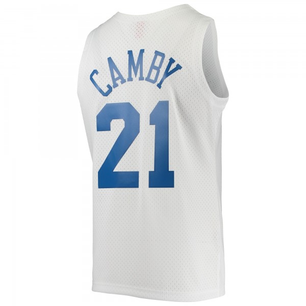 Игровая майка Marcus Camby Toronto Raptors Mitchell & Ness 1996-97 Hardwood Classics Swingman - White - оригинальная джерси НБА