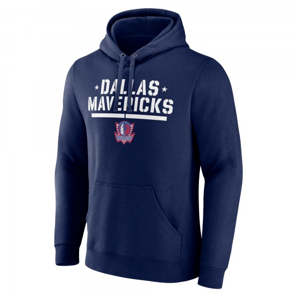 Толстовка Dallas Mavericks Fanatics Hoops For Troops Trained - Navy