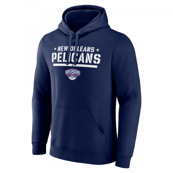 Толстовка с капюшоном New Orleans Pelicans Hoops For Troops Trained - Navy - фирменная одежда NBA