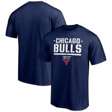 Chicago Bulls Hoops For Troops Trained T-Shirt - Navy