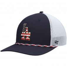 Бейсболка Los Angeles Dodgers 47 Flag Fill Trucker - Navy/White