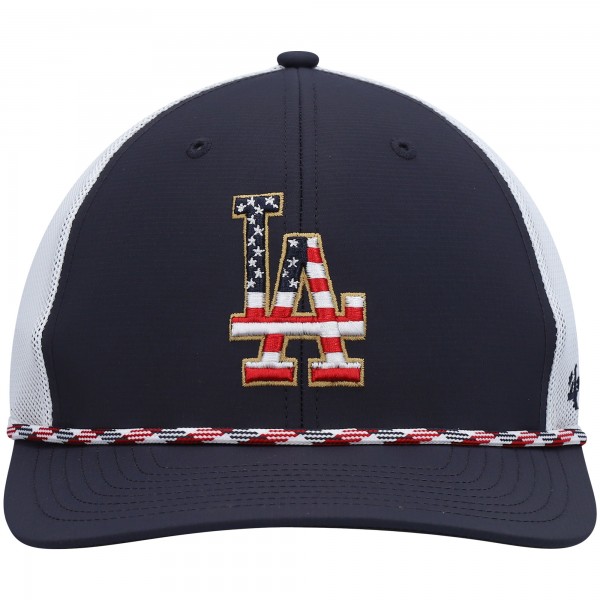 Бейсболка Los Angeles Dodgers 47 Flag Fill Trucker - Navy/White