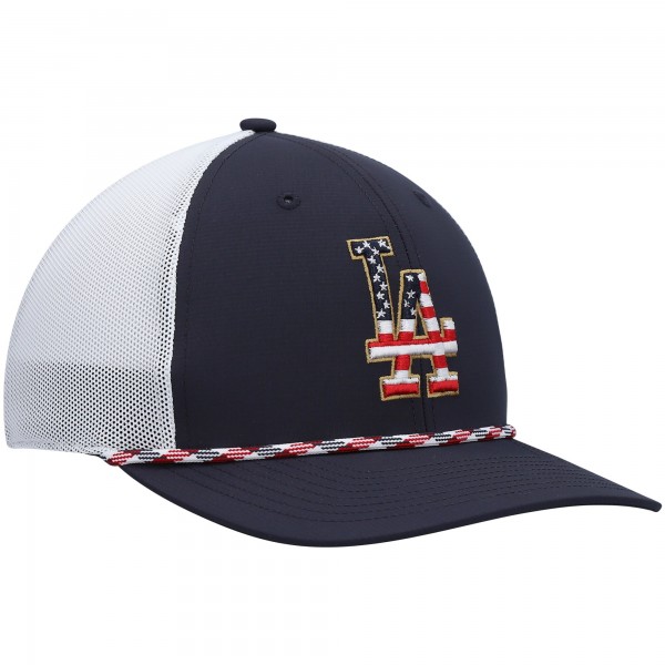 Бейсболка Los Angeles Dodgers 47 Flag Fill Trucker - Navy/White