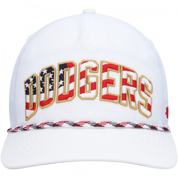 Бейсболка Los Angeles Dodgers 47 Flag Flutter Hitch - White
