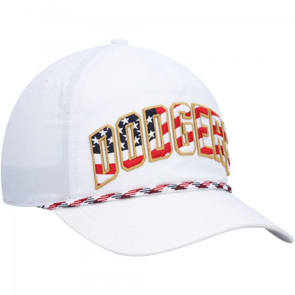 Бейсболка Los Angeles Dodgers 47 Flag Flutter Hitch - White
