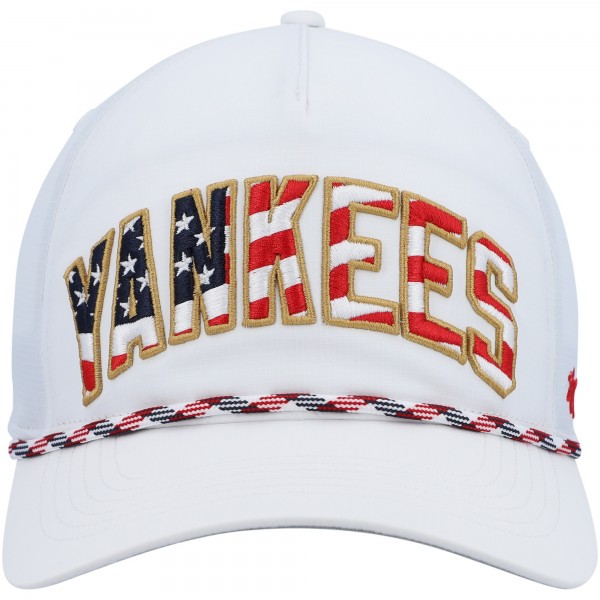 Бейсболка New York Yankees 47 Flag Flutter Hitch - White