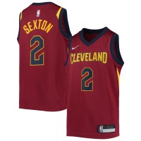 Детская игровая майка Collin Sexton Cleveland Cavaliers Nike 2021/22 Diamond Swingman - Icon Edition - Wine