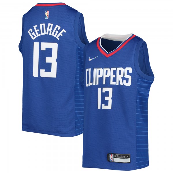 Игровая форма  Paul George LA Clippers Nike Youth 2021/22 Diamond Swingman - Icon Edition - Royal