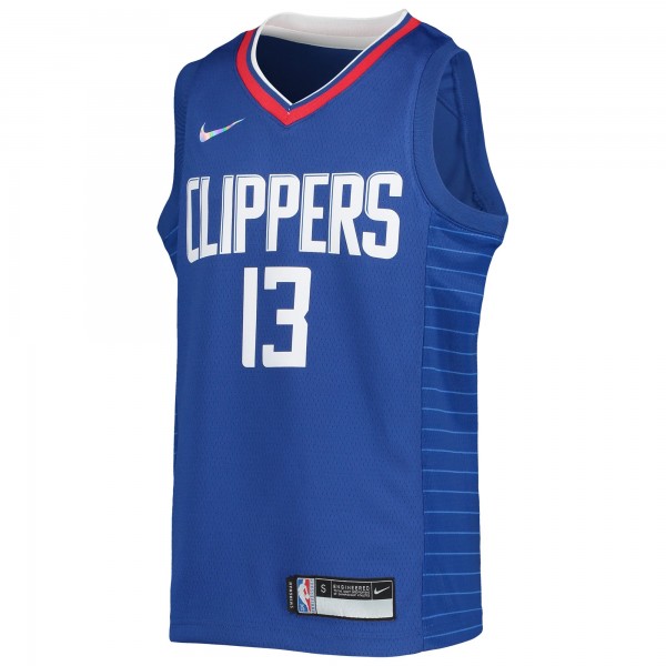 Игровая форма  Paul George LA Clippers Nike Youth 2021/22 Diamond Swingman - Icon Edition - Royal