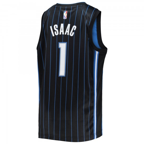 Детская игровая майка Jonathan Isaac Orlando Magic Nike 2021/22 Diamond Swingman - Icon Edition - Black - баскетбольная джерси NBA