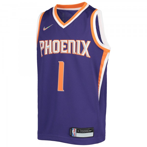 Игровая форма  Devin Booker Phoenix Suns Nike Youth 2021/22 Diamond Swingman - Icon Edition - Purple