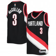 Детская игровая майка C.J. McCollum Portland Trail Blazers Nike 2021/22 Diamond Swingman - Icon Edition - Black