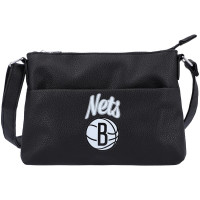 Женская Brooklyn Nets FOCO Logo Script Crossbody Handbag