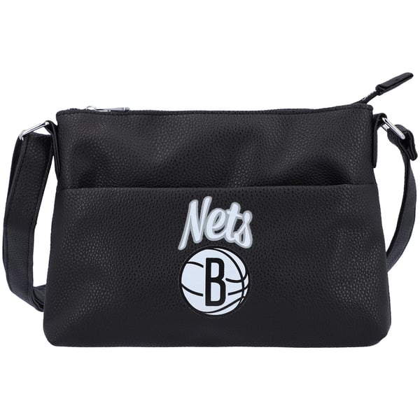 Женская Brooklyn Nets FOCO Logo Script Crossbody Handbag