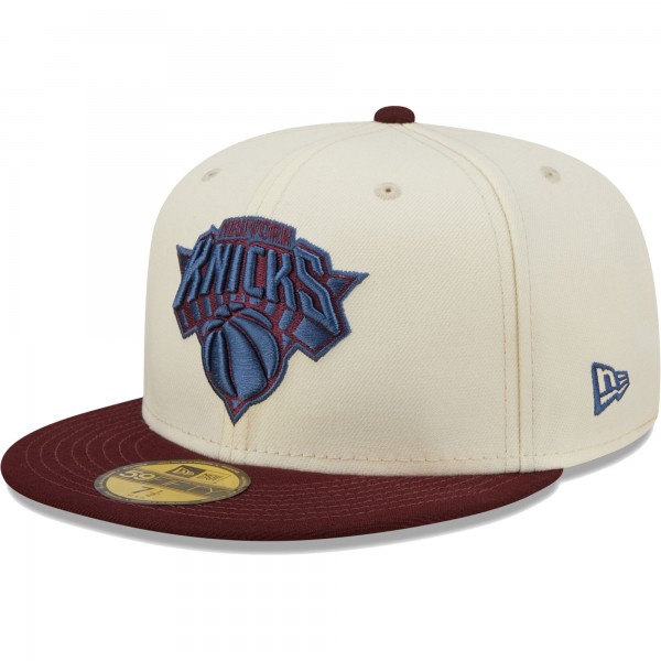 Бейсболка New York Knicks New Era Color Pop 59FIFTY - Cream
