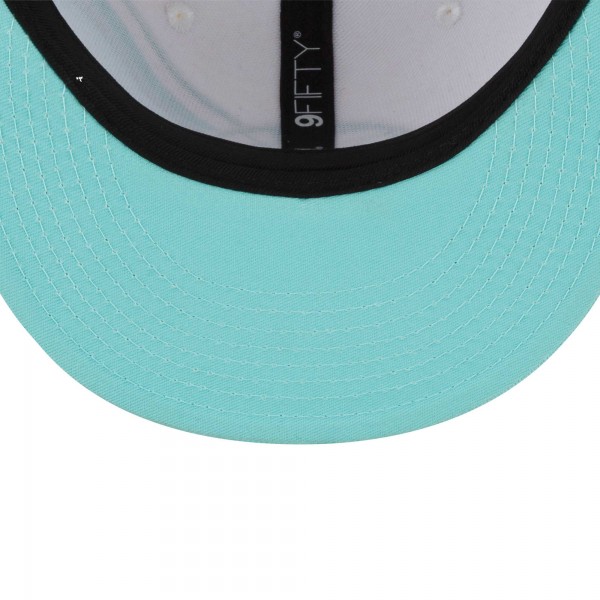 Бейсболка Philadelphia 76ers New Era Diagonal Split 9FIFTY - White/Turquoise