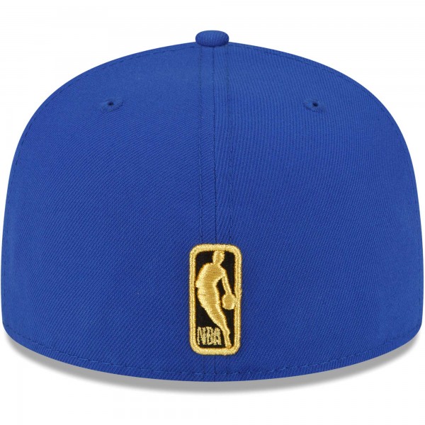 Бейсболка Philadelphia 76ers New Era 3x NBA Champions Metallic Undervisor 59FIFTY - Royal