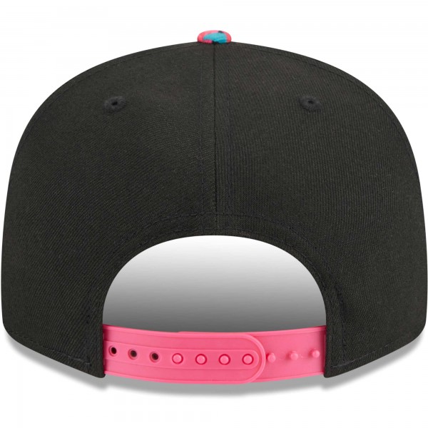 Бейсболка Philadelphia 76ers New Era Neon Floral 9FIFTY - Black