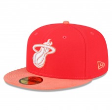 Бейсболка Miami Heat New Era Tonal 59FIFTY - Red/Peach