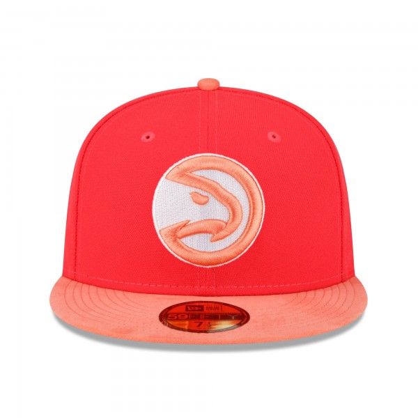 Бейсболка Atlanta Hawks New Era Tonal 59FIFTY - Red/Peach