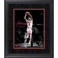 Facsimile Signature Chicago Bulls Lonzo Ball Authentic Framed 11 x 14 Spotlight Photograph