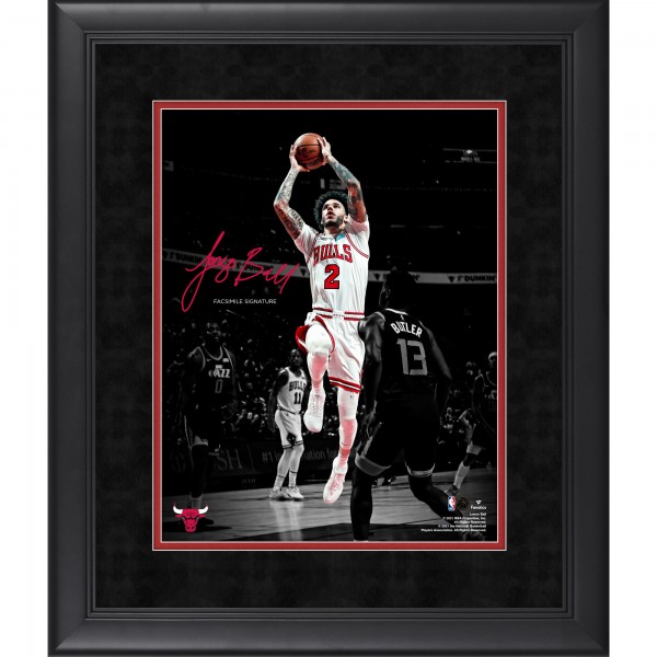 Facsimile Signature Chicago Bulls Lonzo Ball Authentic Framed 11 x 14 Spotlight Photograph