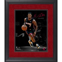 Facsimile Signature Miami Heat Kyle Lowry Authentic Framed 11 x 14 Spotlight Photograph
