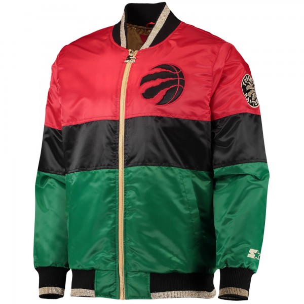 Кофта на молнии Toronto Raptors Starter Black History Month NBA 75th Anniversary - Red/Black/Green
