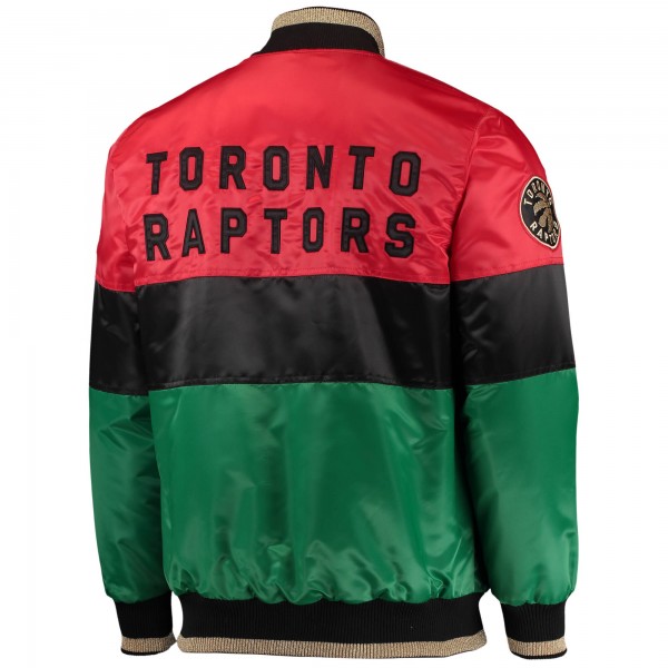Кофта на молнии Toronto Raptors Starter Black History Month NBA 75th Anniversary - Red/Black/Green