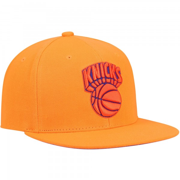 Бейсболка New York Knicks Mitchell & Ness Hardwood Classics Tonal - Orange - официальный мерч NBA