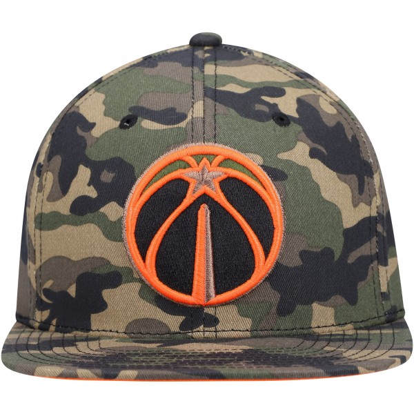 Бейсболка Washington Wizards Mitchell & Ness Neon Pop - Camo - официальный мерч NBA