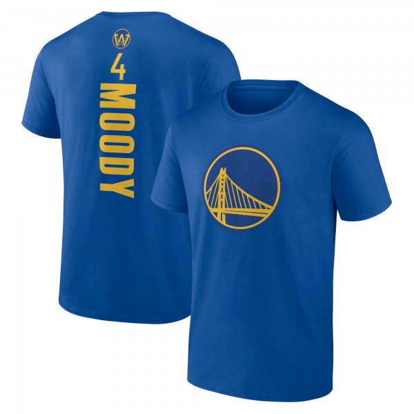 Футболка Moses Moody Golden State Warriors Playmaker Name & Number - Royal