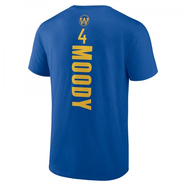 Футболка Moses Moody Golden State Warriors Playmaker Name & Number - Royal