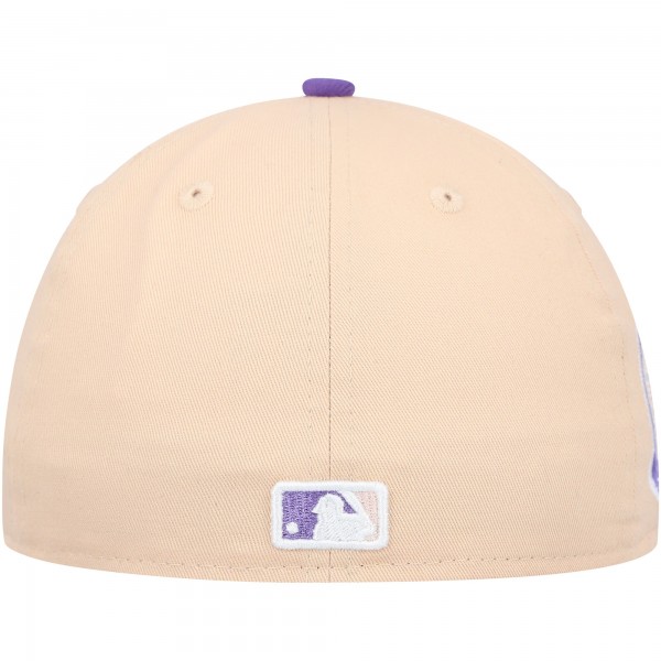 Бейсболка New York Yankees New Era Subway Series Side Patch 59FIFTY - Peach/Purple