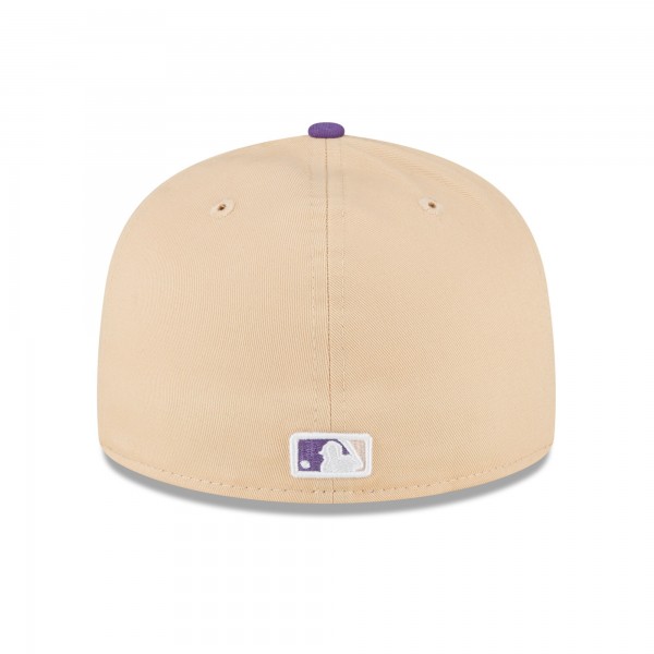 Бейсболка Los Angeles Dodgers New Era 1988 World Series Side Patch 59FIFTY - Peach/Purple