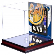 Golden State Warriors Stephen Curry Fanatics Authentic Mahogany NBA All-Time 3-Point Leader Sublimated Basketball Display Case