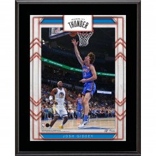 Плакат Oklahoma City Thunder Josh Giddey Authentic 10.5 x 13 Sublimated Player