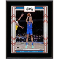 Табличка Oklahoma City Thunder Aleksej Pokusevski Authentic 10.5 x 13 Sublimated Player