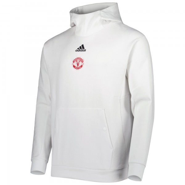 Толстовка Manchester United adidas Travel Scuba Neck - White