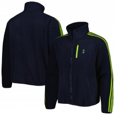 Кофта на молнии Manchester United adidas Lifestyler Fleece - Navy